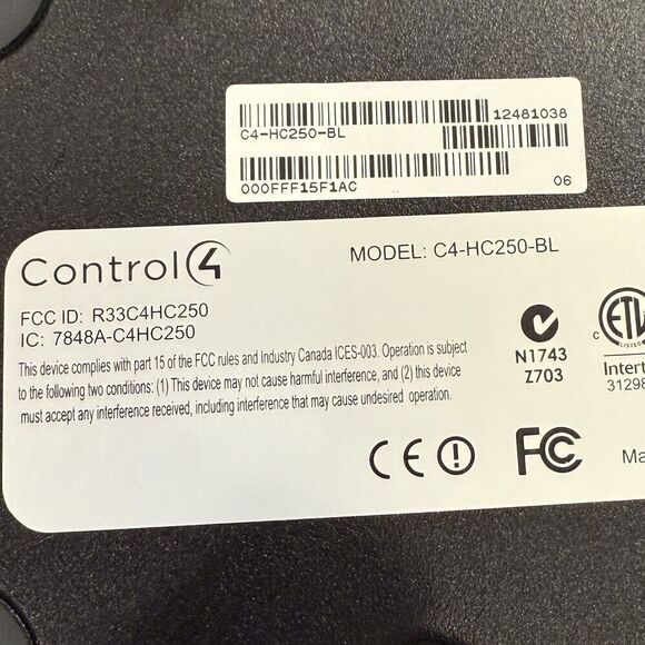 Lot of 3 Control4 HC250 Controllers – All Power On, Tested, No Cords - Picture 9 of 11